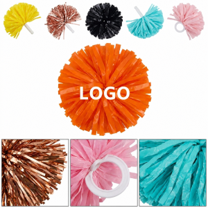 Vibrant 13-Inch Handheld Spirit Pom Poms for Cheerleading and Dance Teams