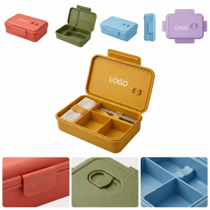 61oz Quad-Compartment Leak-Resistant Lunch Container