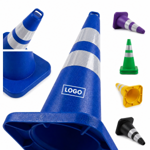 Flexible Reflective Safety Cones with Integrated Top Handle